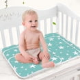 thumbnail image 3 of changing mats waterproof reusable cover diaper mattress newborn cotten 26-27s, 3 of 4