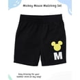 thumbnail image 3 of Disney Mickey Mouse Outfit for Boys, Toddler and Little Kids Clothes, T-Shirt and Shorts Set (Black, 3T), 3 of 5
