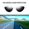 thumbnail image 2 of Gafas de Sol Joopin Estilo Cat Eye Pequeñas y Puntiagudas Polarizadas UV400 Blancas, 2 of 6