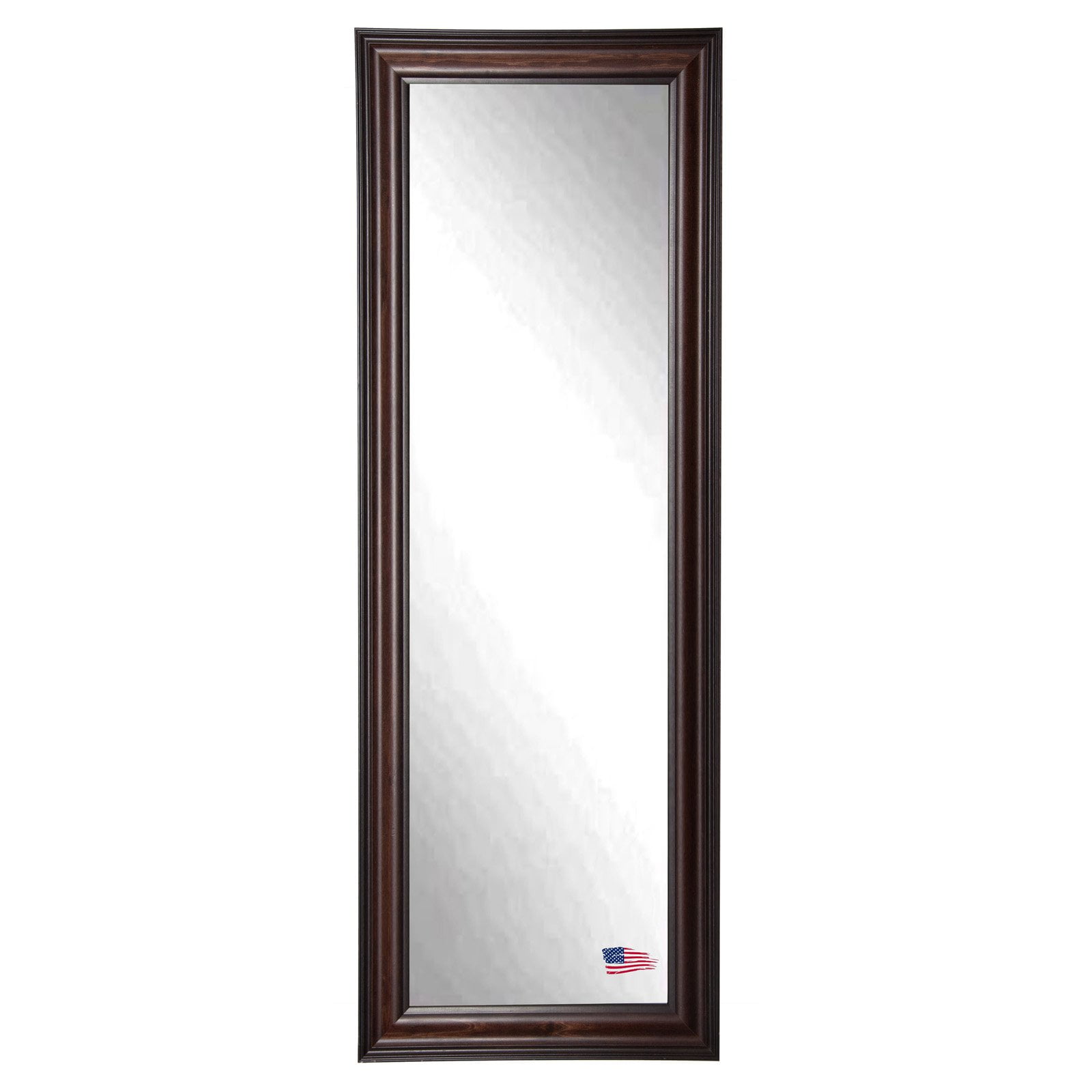 Rayne Mirrors American Walnut Full Length Body Wall Mirror Walmart
