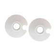 thumbnail image 4 of Vsenkes 2 Pieces Hiking Poles Basket Replacement Parts for Ski Poles Outdoor Camping White, 4 of 9