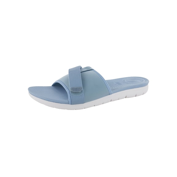 Fitflop Womens Neoflex Neoprene Slide Sandal Shoes, Indian Blue, US 11
