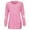 Pink, variant on Womens Valentines Sweater Solid Color Crewneck Knit Sweater Heart Elbow Patches Long Sleeve Soft Pullover Jumper Top Fall Winter Pink M