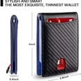 thumbnail image 5 of SYMMEXA Men's Modern Card Wallet, Red, 5 of 6
