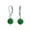 Green-Aventurine, variant on Bling Jewelry Womens Simple Gemstone 8MM Drop Ball Earrings Secure Hinge Lever Back Sterling Silver