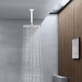 thumbnail image 4 of Bathroom 9" Square Ceiling Rain Shower Head Chrome Ceiling Mounted Extension Arm 23cm, 4 of 12