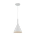 thumbnail image 5 of 60/7137-Nuvo Lighting-Lightcap-1 Light Small Pendant in Mid-Century Modern Style-7.75 Inches Wide by 12.5 Inches High-Matte White Finish, 5 of 7