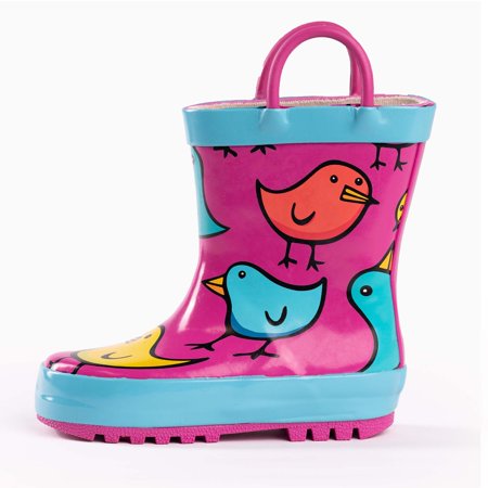 

NORTY Toddler Kids Boys Unisex Rubber Chicks Rain Boots Size 7 Toddler