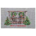 thumbnail image 1 of Printed Rubber Mat Christmas Door, 1 of 4