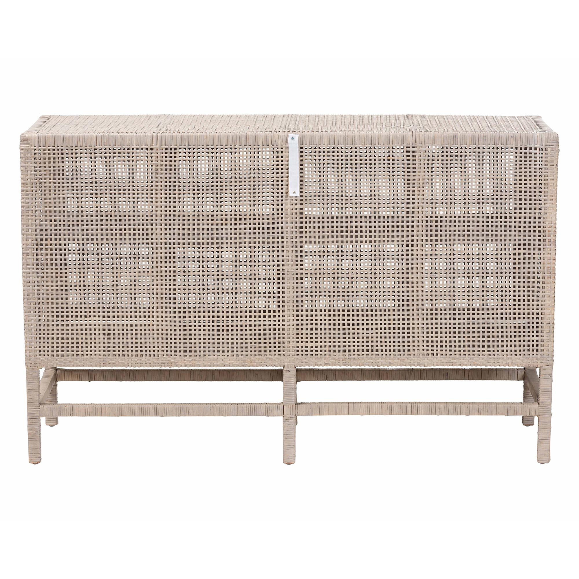 bali & pari Vivan Boho Storage Cabinet, 2-Tier, Horizontal, French Grey
