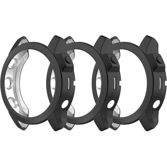 Tianle 3 Pack Case Cover Compatible with Garmin Fenix 7X Solar/ Garmin Tactix 7 Case Protector Black Protective Case 51mm for Fenix 7X Watch (Do Not Fit for Fenix 7/7S)