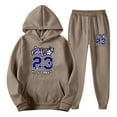 thumbnail image 3 of CONZONE Mens Sweatsuit 2 Piece Sets Mens Jogging Tracksuit Set Number 23 Graphic Y2K Pullover Hoodies Sweatpants Soft Sweat Suit for Men Cozy Fall Winter Track Suit, 3 of 5