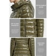 thumbnail image 5 of Orolay Women's Lightweight Down Jacket Water-Resistant Hooded Puffer Coat Grey L, 5 of 6