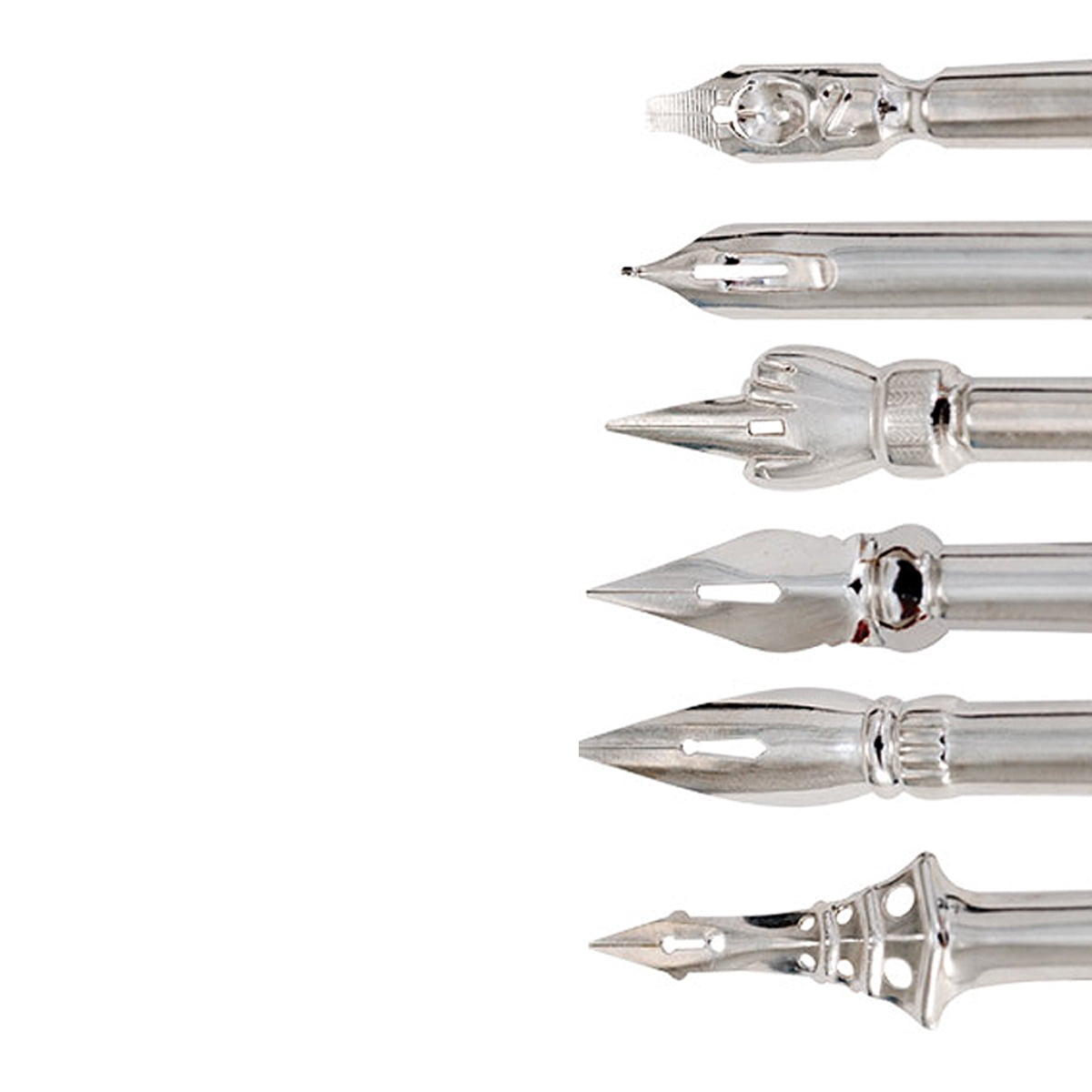 Creative Mark Calligraphy Vintage Drawing Nibs, Set of 6