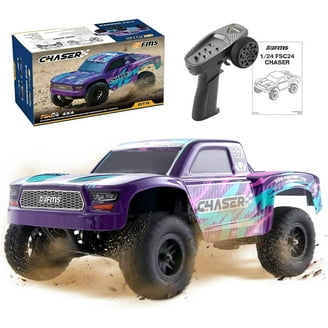 FMS 1:24 FCX24 Max Smasher V2 Monster Truck RTR 4WD - Blue