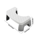 thumbnail image 3 of Btomtd Soft Toilet Stool Bathroom Hair Non-slip Treading Stool Office Padded Footstool, 3 of 6