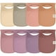 thumbnail image 1 of Baberos para bebés KeaBabies Hallo Baby Drool, paquete de 8, color malva, 1 of 9