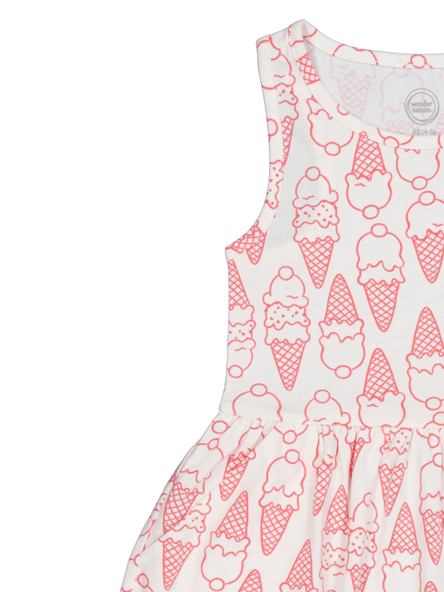 Wonder Nation Girls Tank Play Dress,Sizes XS-LP