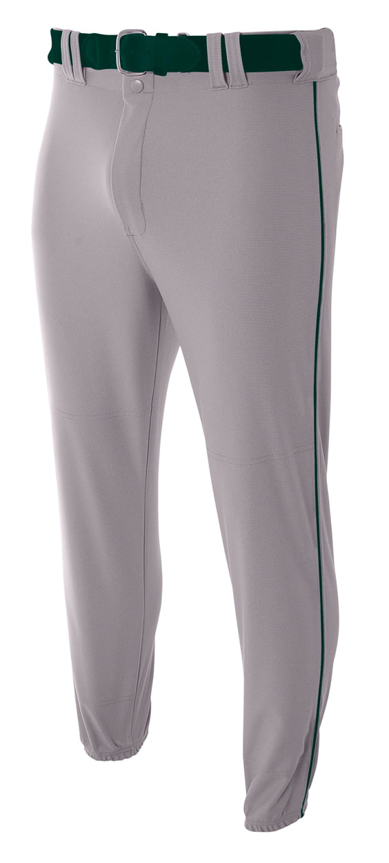 A4 Boys Pro Style Elastic Bottom Baseball Pants 