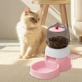 thumbnail image 6 of oshhni Automatic Pet Feeder 2L Dispenser Cat Food Water Dispenser for Dog Puppy Cat pink, 6 of 9