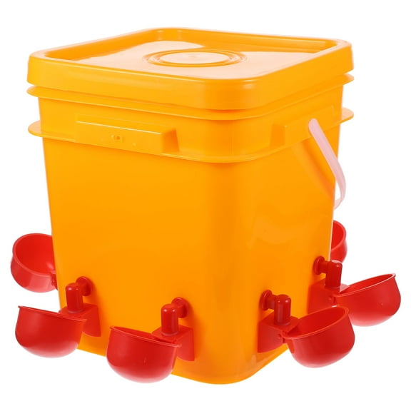 FRCOLOR  Chicken Coop Automatic Waterer for Chickens Poultry Feeder Dispenser