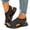 A-Black1, variant on Women's Sandals Open Peep Toe Platform Slide Sandals Retro Printed Fabric Upper Casual Walking Summer Beach Footwear