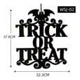 thumbnail image 3 of Puerta De Halloween Decoraciones Colgantes De Madera, 3 of 4