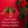 thumbnail image 5 of Keep Unique Christmas Luncheon Paper Napkins, Disposable Holiday Napkins, Assorted Color, 20/Pack, 5 of 6