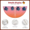 thumbnail image 3 of Sikiie Beach with Palm Trees Nativity Christmas Tree Skirt, Jesus Christian Winter Holiday Tree Mat Decoration(30-48IN)30", 3 of 6