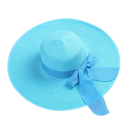 White Washington Hat - Women's Hamptons Floppy Straw Hat