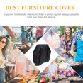 thumbnail image 5 of WHAMVOX Black Waterproof Grill Cover Made from Durable Polyester for BBQ Use with Sun Resistant Design 24.5 inches, 5 of 7