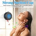 thumbnail image 3 of Shower Speaker Bluetooth 5.0, IPX7 Waterproof with Suction Cup, Built-in Microphone, 3 of 5