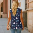 thumbnail image 5 of Uorisanigo Christmas Santa Vests for Women Sleevless Loose Blazer Vest for Women Blazers Suit with Pockets Vests Top Fashion Outfit Size M, 5 of 7