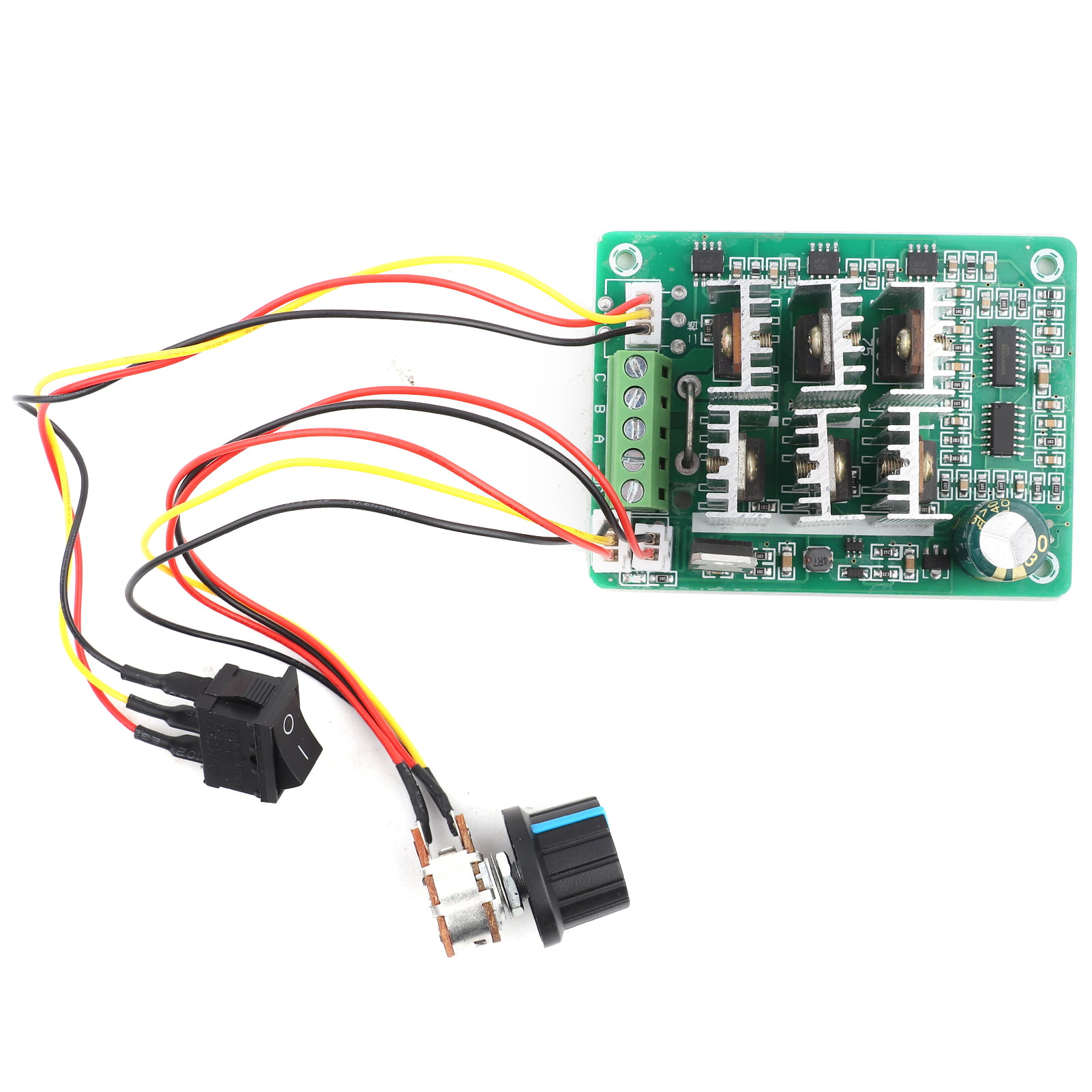 PWM DC Brushless Motor Driver DC 5V-12V 3-Phase Speed Controller CW CCW Switch 