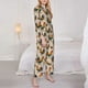 thumbnail image 3 of Balery Rooster Conjunto de Pijama con Estampado para Mujer, Conjunto de Dos Piezas con Manga Larga, Ropa de Dormir Suave con Bolsillos, Pijamas Cómodos-Small, 3 of 7