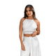thumbnail image 2 of Blusa de tiras Carina J&B color blanco para Mujer, 2 of 3
