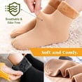 thumbnail image 6 of Super Plush & Thermal Socks, 5 PairsSuper Plush Thermal Socks Fleece-Lined Deep Comfort, Your Cuddly Companions for Winter(Mix), 6 of 7