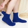 thumbnail image 4 of AMITOFO Fuzzy Socks 5 Pairs Slipper Socks for Men Soft Cozy Plush Fluffy Socks with Grips Non Slip Winter Warm Sock, 4 of 4