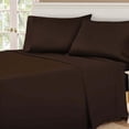 thumbnail image 2 of Soft Long-Staple Cotton Sheet Set Chocolate / Queen, 2 of 3