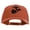 Red, variant on US Marine Corps Seal Embroidered 6 Panel Structured Cotton Twill Cap Made in USA - Red OSFM