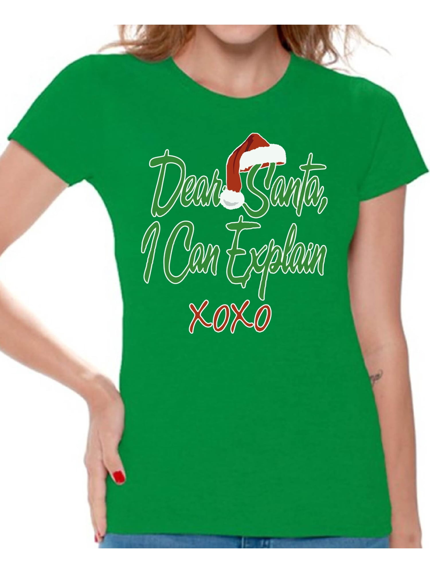 watercolor santa shirt