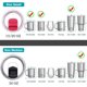 thumbnail image 4 of Magnetic Tumbler Lids for Yeti 10 oz Lowball, 10 oz Mug and 20 oz Tumbler, Replacement cover for Yeti magslider Lid (Black and Brick Red), 4 of 5