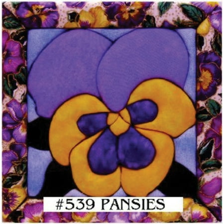 Pansy Quilt Magic Kit-6"X6", Pk 2, Quilt Magic