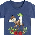 thumbnail image 3 of Disney Bambi - Christmas Botanical Butterfly - Toddler & Youth Girls Short Sleeve Graphic T-Shirt, 3 of 5