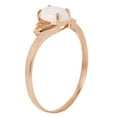 thumbnail image 3 of Galaxy Gold Size 7.0  14K Solid Rose Gold Ring With Oval Shape Natural Opal GRADE AAA, 3 of 7