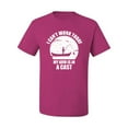 thumbnail image 2 of Wild Bobby,I Can't Work Today My Arm is in Cast, Father's Day, Men Graphic Tees, Fuschia, 2XL, 2 of 3