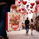 thumbnail image 3 of Decoraciones para el día de San Valentín, adornos para el día de San Valentín, regalos para el día de San Valentín, bolsa de regalo de rosa roja, paquete de regalo para el día romántico, bolsa de pape, 3 of 5