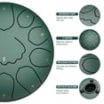 thumbnail image 2 of Tambor de acero Innowarmer para lluvia, 8 pulgadas, 11 notas, verde, 2 of 7