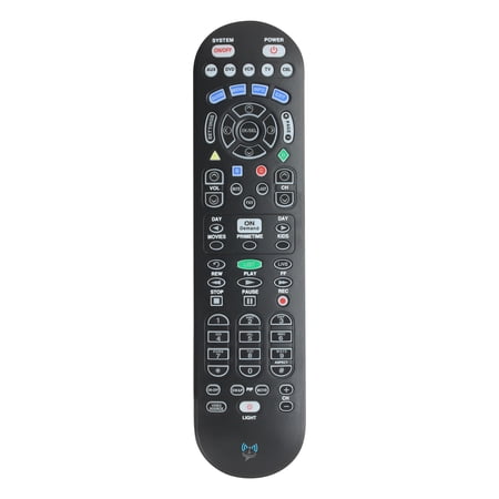 SatelliteSale Remote Control Replacement UR5U-8780L Clikr5 Compatible with Spectrum/Charter Cable Set-Top Boxes, TVs, and Audio Devices - Matte Black ABS Plastic RC with Batteries Included