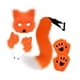 thumbnail image 5 of Conjunto de máscara y cola para mujer y niña, aro para el pelo, disfraz de Halloween, máscara de gato Naranja, 5 of 9
